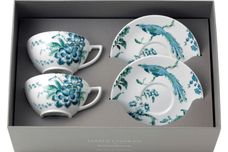 Jasper Conran for Wedgwood Chinoiserie White Teacup & Saucer Set of 2 Boxed thumb 2
