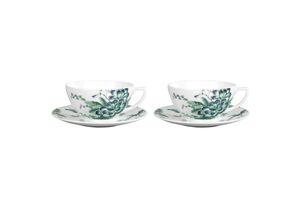 Jasper Conran for Wedgwood Chinoiserie White Teacup & Saucer