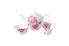 Miranda Kerr for Royal Albert Everyday Friendship 3 Piece Tea Set White - Teapot, Sugar & Cream thumb 1