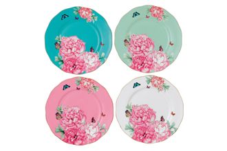 Miranda Kerr for Royal Albert Friendship Set of Side Plates Set of 4 Accent Plates 20cm