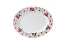 Royal Albert New Country Roses Pink Oval Platter 33cm thumb 1
