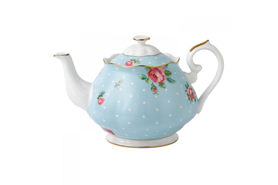 Royal Albert Polka Blue Teapot 1.25l