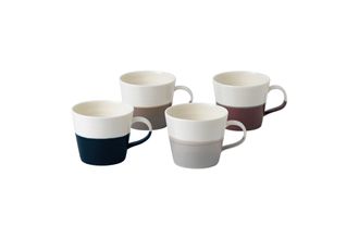 Royal Doulton Coffee Studio Set of 4 Mugs 3 3/8" x 3", 265ml
