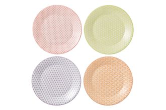 Royal Doulton Pastels Set of Side Plates Accent Set of 4 23cm