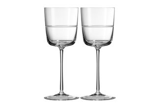 Vera Wang for Wedgwood Bande Wine Glasses - Set of 2