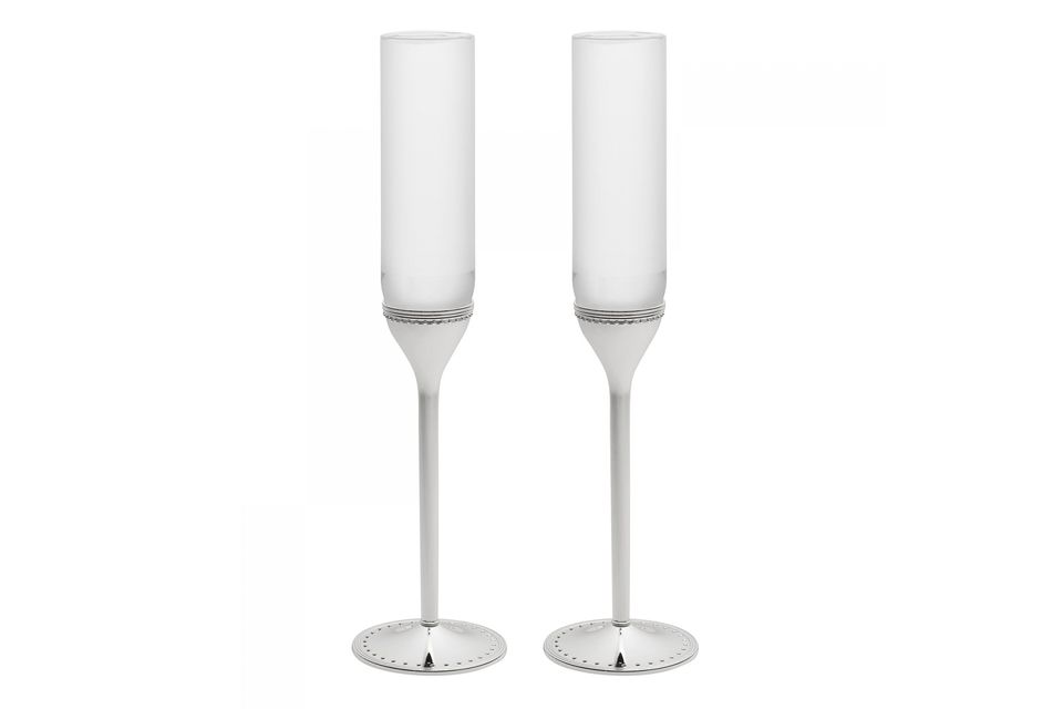 Vera Wang for Wedgwood Gifts & Accessories Toasting Flute Pair Grosgrain