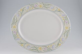Sell Royal Worcester Summerfield Oval Platter 17 1/4"