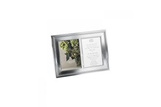 Vera Wang for Wedgwood Gifts & Accessories Double Invitation Frame Grosgrain 5" x 7"