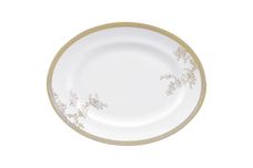 Vera Wang for Wedgwood Lace Gold Oval Platter 35cm thumb 1