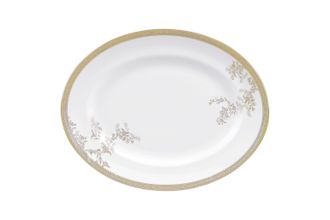 Vera Wang for Wedgwood Lace Gold Oval Platter 35cm