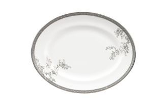 Vera Wang for Wedgwood Lace Platinum Oval Platter 35cm