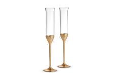 Vera Wang for Wedgwood Gifts & Accessories Toasting Flute Pair Love Knots Gold thumb 1