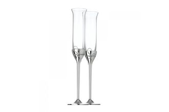 Vera Wang for Wedgwood Gifts & Accessories Toasting Flute Pair Love Knots