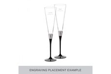 Vera Wang for Wedgwood Gifts & Accessories Toasting Flute Pair With Love Noir thumb 2
