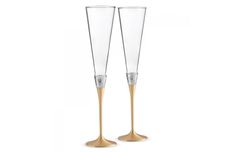 Vera Wang for Wedgwood Gifts & Accessories Toasting Flute Pair With Love Gold thumb 1