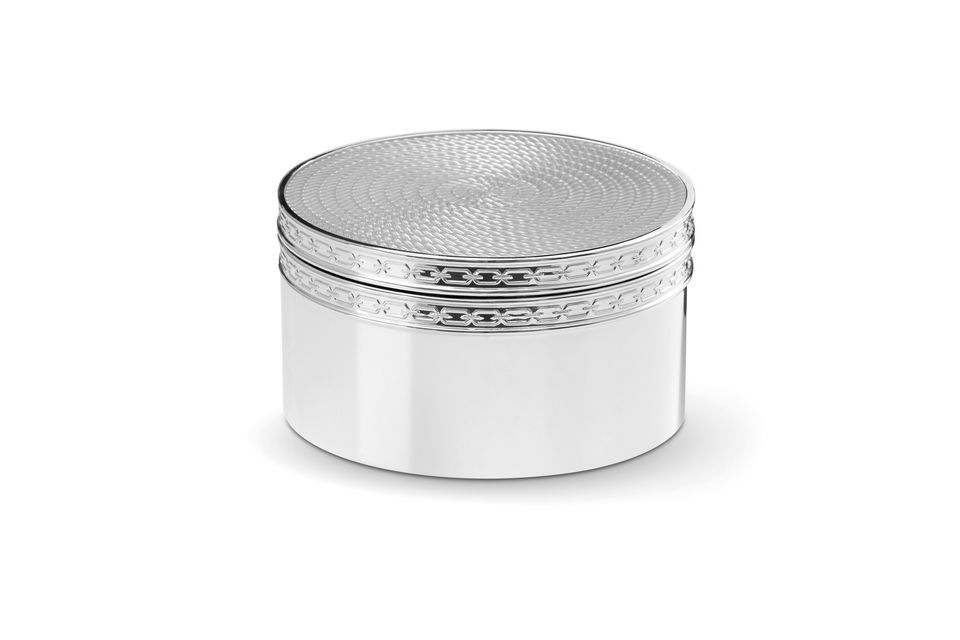 Vera Wang for Wedgwood With Love Nouveau Covered Box Silver