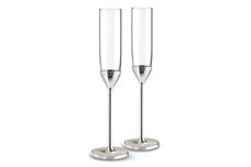 Vera Wang for Wedgwood With Love Nouveau Toasting Flute Pair Pearl thumb 1