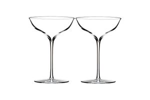 Waterford Elegance Pair of Champagne Saucers