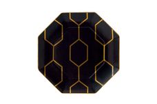 Wedgwood Gio Gold Side Plate Gift Boxed - Black Octagonal 23cm thumb 1