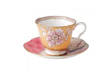 Wedgwood Butterfly Bloom Teacup & Saucer Yellow thumb 1