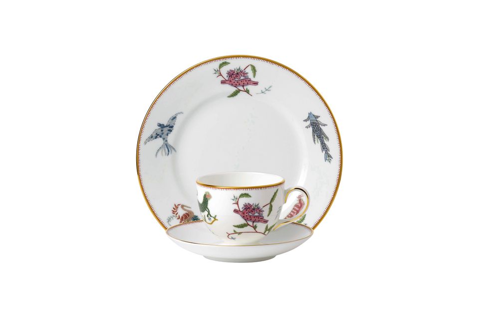 Wedgwood Mythical Creatures 3 Piece Set Teacup & Saucer, 20 cm Plate Set, Gift Boxed