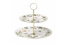 Wedgwood Wild Strawberry 2 Tier Cake Stand Gift Boxed thumb 1