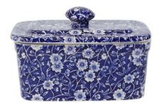 Burleigh Blue Calico Butter Dish + Lid thumb 1