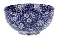 Burleigh Blue Calico Small Footed Bowl 16cm thumb 1