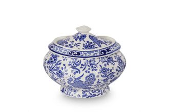 Sell Burleigh Blue Regal Peacock Sugar Bowl - Lidded (Tea)