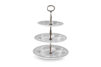 Sell Burleigh Dove Grey Asiatic Pheasants 3 Tier Cake Stand