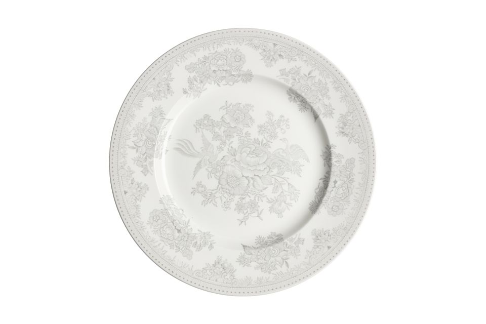 Burleigh Dove Grey Asiatic Pheasants Dinner Plate 25.5cm