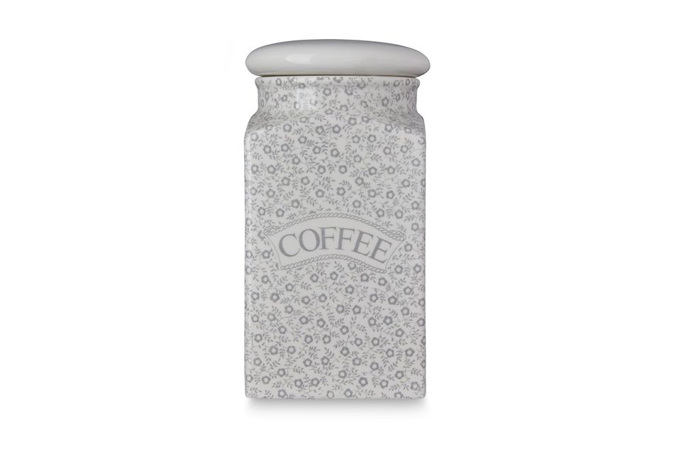 Burleigh Dove Grey Felicity Storage Jar + Lid Coffee