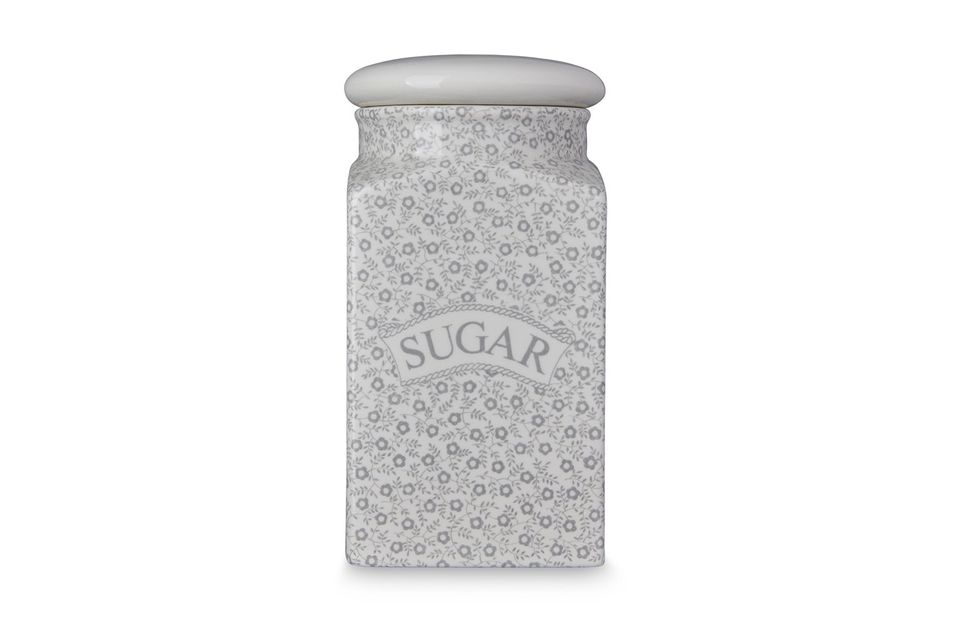 Burleigh Dove Grey Felicity Storage Jar + Lid Sugar