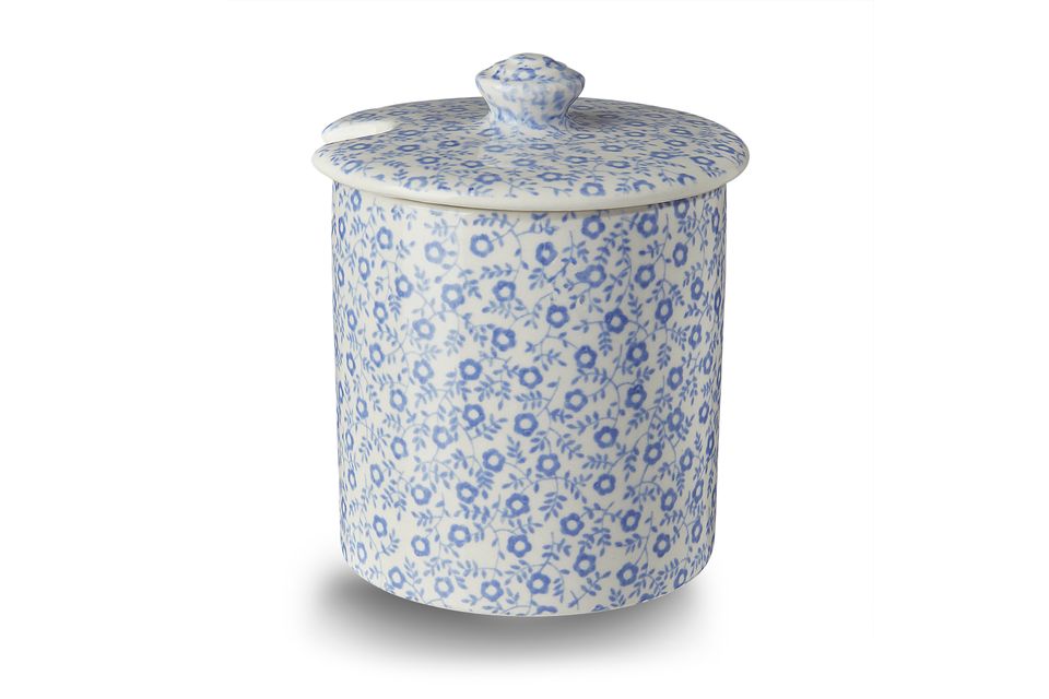Burleigh Blue Felicity Sugar Bowl - Lidded (Tea)