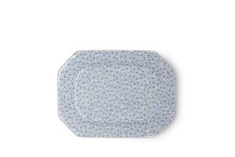 Burleigh Blue Felicity Rectangular Platter 10"
