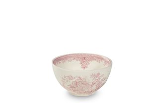 Burleigh Pink Asiatic Pheasant Sugar Bowl - Open 9.5cm