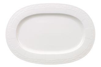 Villeroy & Boch White Pearl Oval Platter 41cm