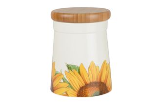 Portmeirion Botanic Blooms Storage Jar + Lid Sunflower, 5 1/2" high