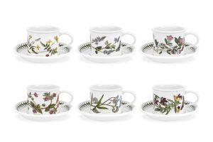 Portmeirion Botanic Garden Teacup & Saucer - Set of 6