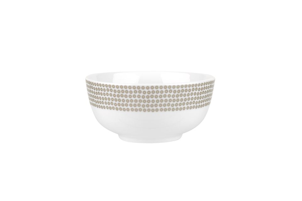 Portmeirion Glamour Sequin - Silver Cereal Bowl 15cm