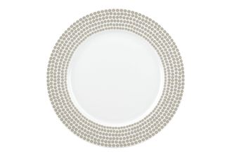 Portmeirion Glamour Sequin - Silver Dinner Plate 27cm