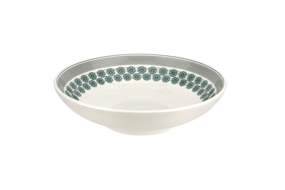 Portmeirion Westerly - Grey Band Serving Bowl Low 25.5cm