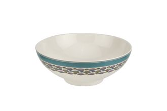 Portmeirion Westerly - Turquoise Band Serving Bowl 9 1/2"