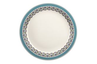 Portmeirion Westerly - Turquoise Band Round Platter 13"