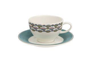 Portmeirion Westerly - Turquoise Band Teacup Cup Only