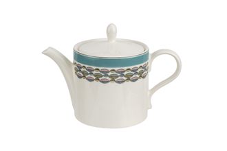 Portmeirion Westerly - Turquoise Band Teapot 2pt