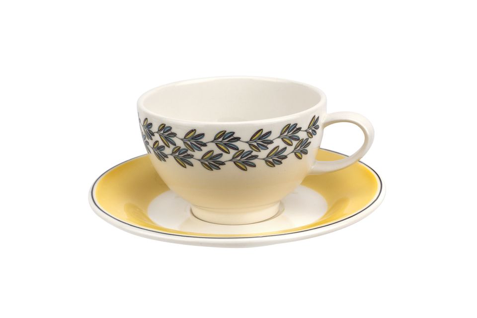 Portmeirion Westerly - Yellow Band Teacup Cup Only