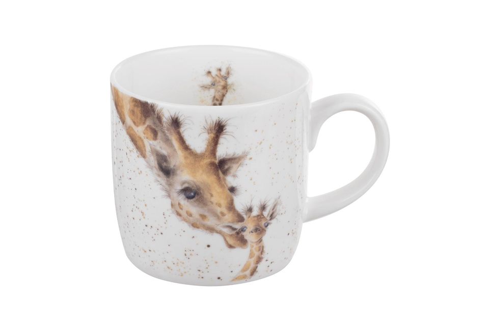 Royal Worcester Wrendale Designs Mug First Kiss (Giraffe) 310ml