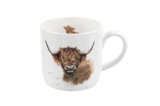 Royal Worcester Wrendale Designs Mug Highland Cow (Cow) 310ml