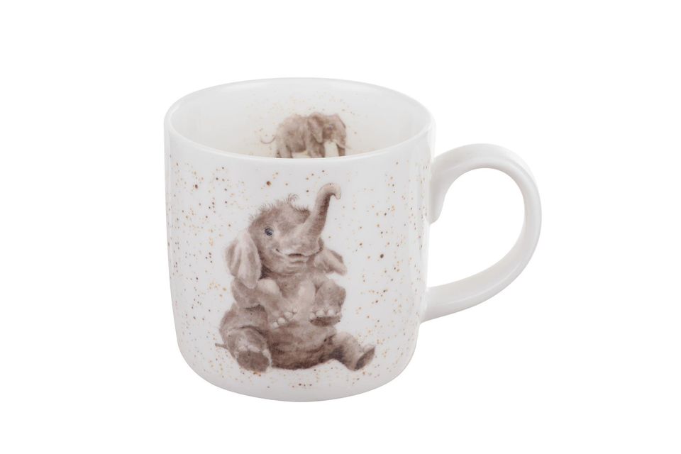 Royal Worcester Wrendale Designs Mug Role Model (Elephants) 310ml